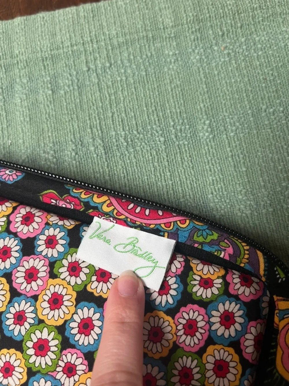 Vera Bradley iPad Bag in Retired Symphony in Hue Pattern